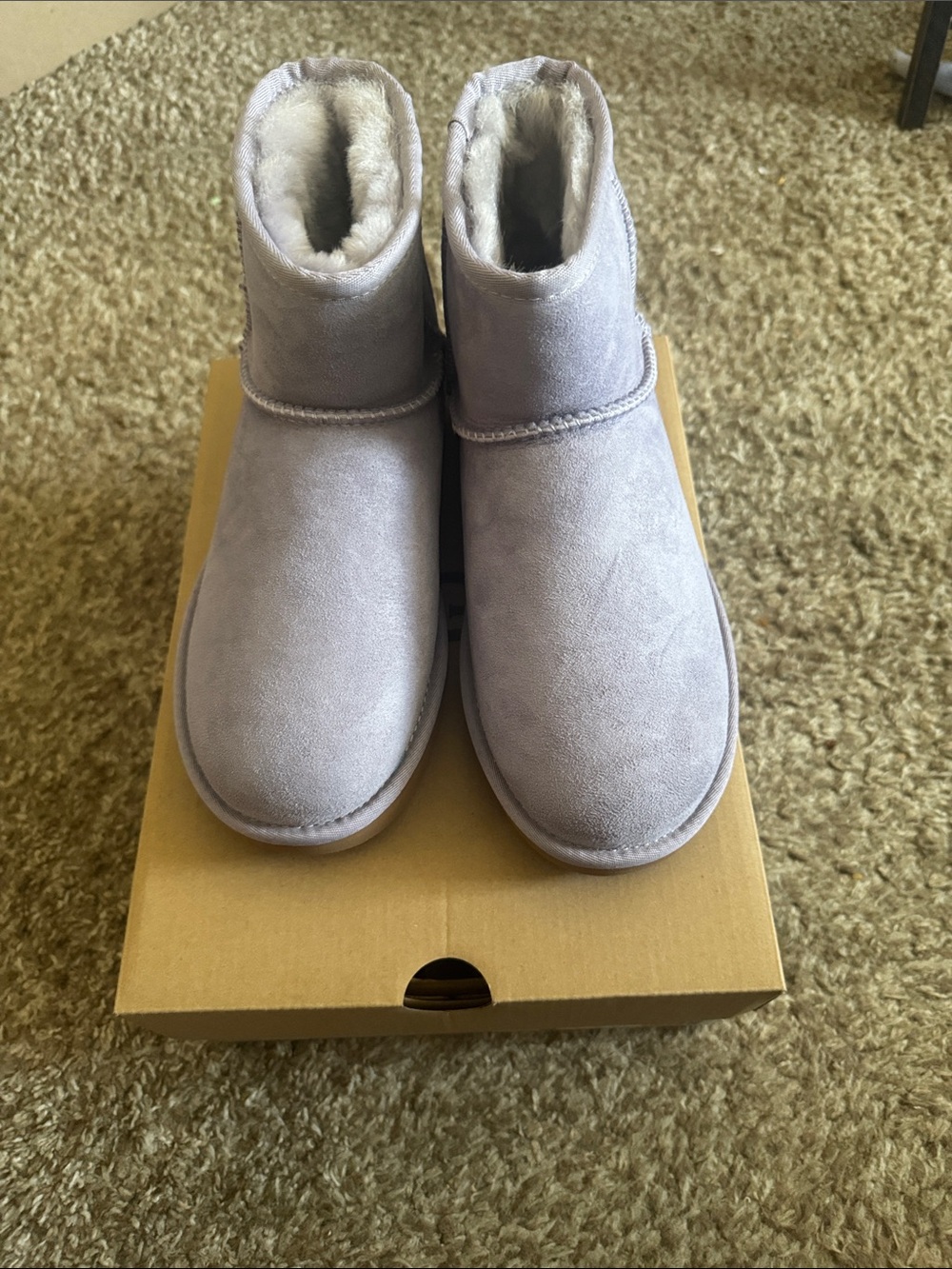 UGG Classic Mini II in Light Lavender - Size 8 Box